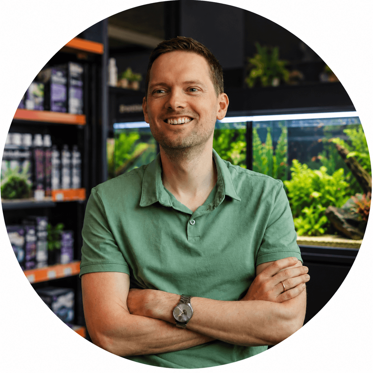 Roderik, mede-oprichter van Aquariumwarenhuis